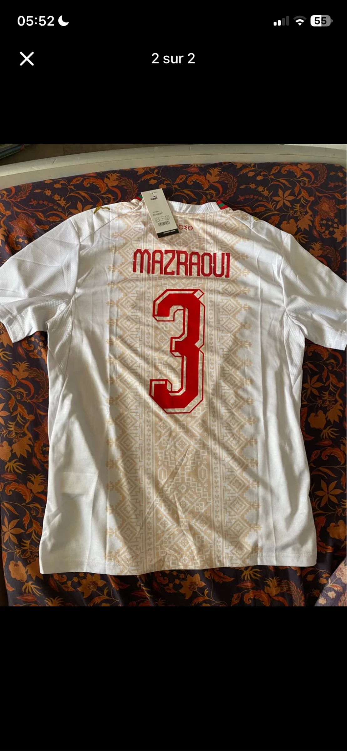 Maillot Puma Maroc Mazraoui  – photo 2